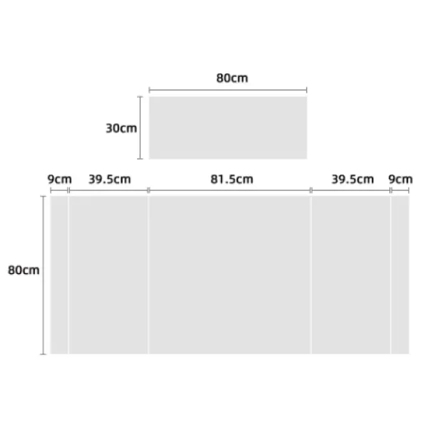 Medidas Mostrador Plástico