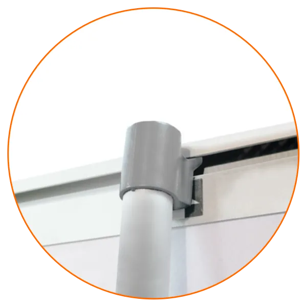 Enganche superior del rollup