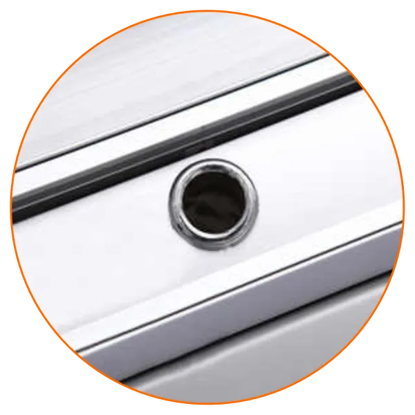 Mástil compartido para las 2 caras