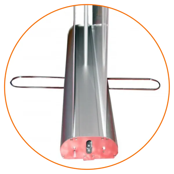 Pata o pie para estabilidad.