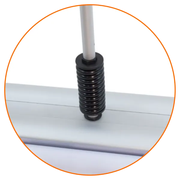 Muelle o resorte de seguridad.