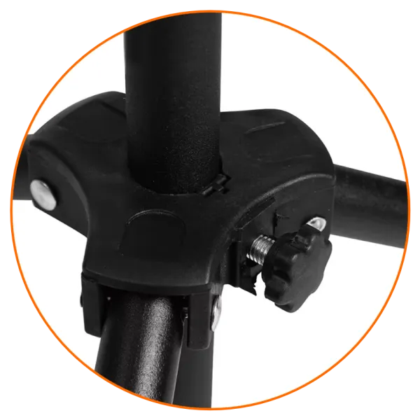 Anclaje de mástil a base