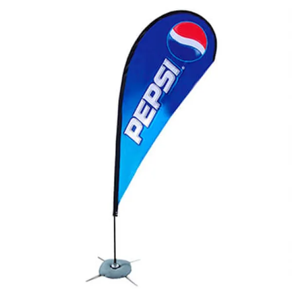 Bandera publicitaria Gota