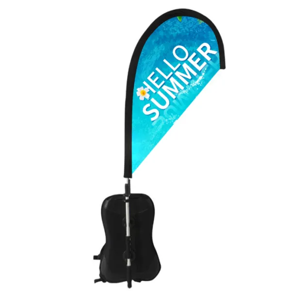 Pop Man banderola de mochila Gota - Vista Alternativa