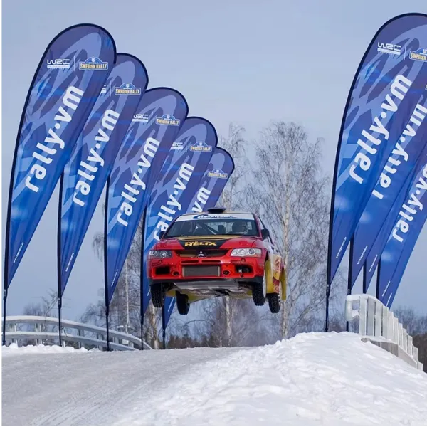 Bandera publicitaria Gota