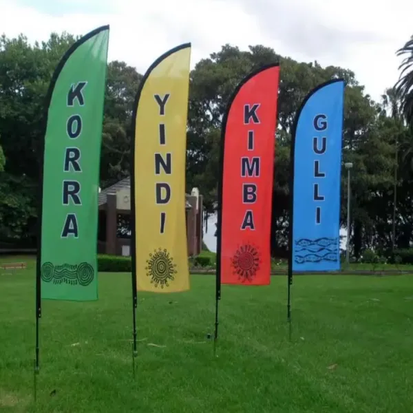 Bandera publicitaria Vela