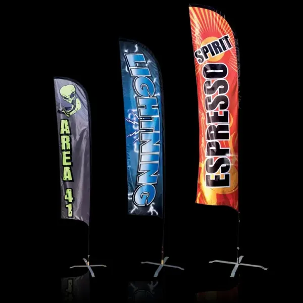 Bandera publicitaria Vela