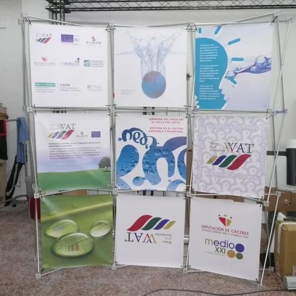 Pop Up Textil con Velcro