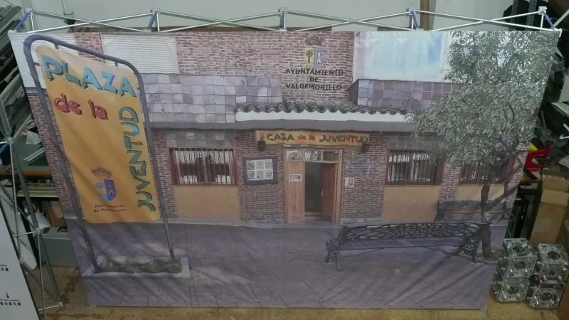 Pop Up Textil con Velcro